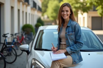Véhicule de location prêt pour un déménagement à Woippy