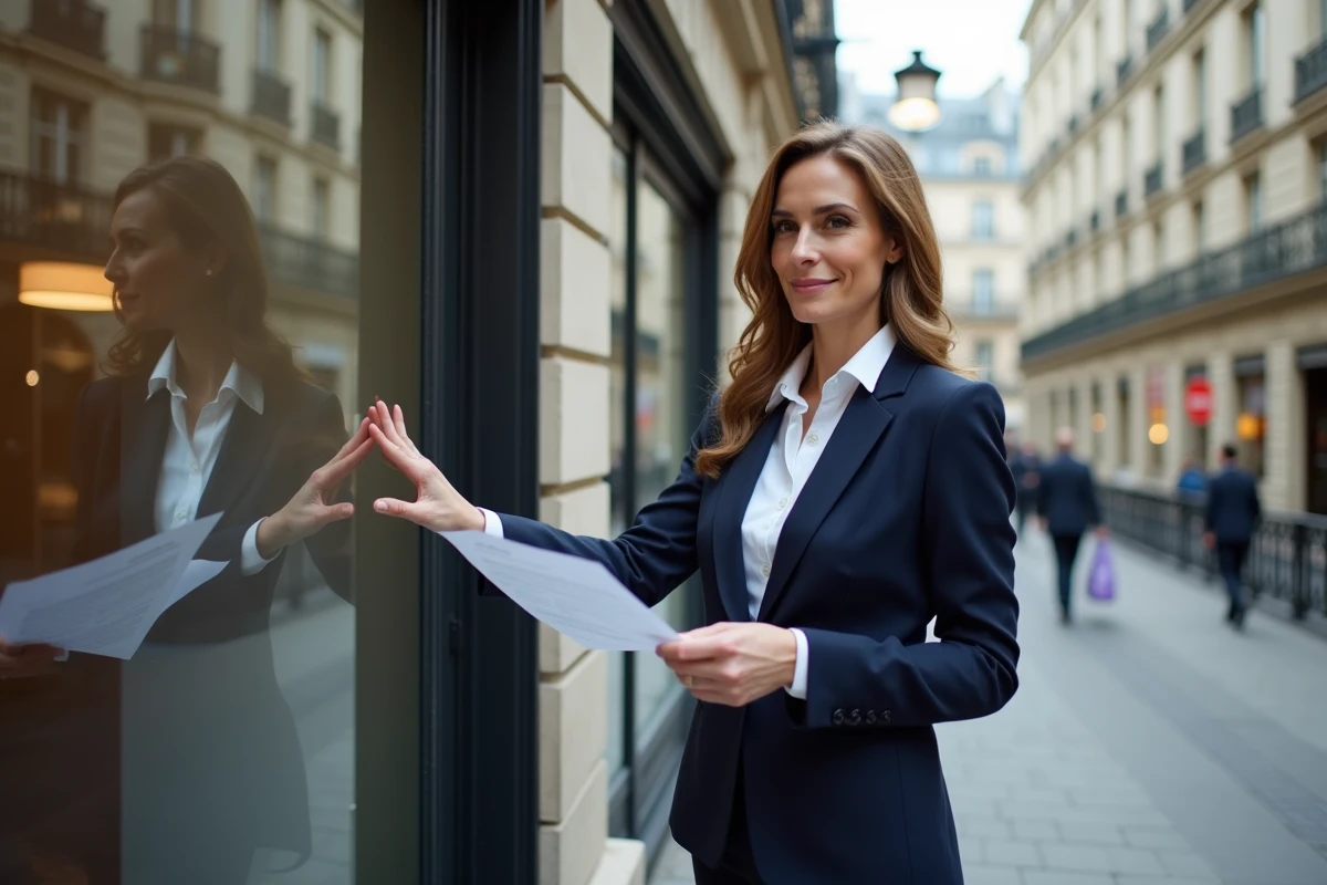 Propriétaire immobilière révisant le loyer d'un local commercial en 2026 selon l'indice ICC